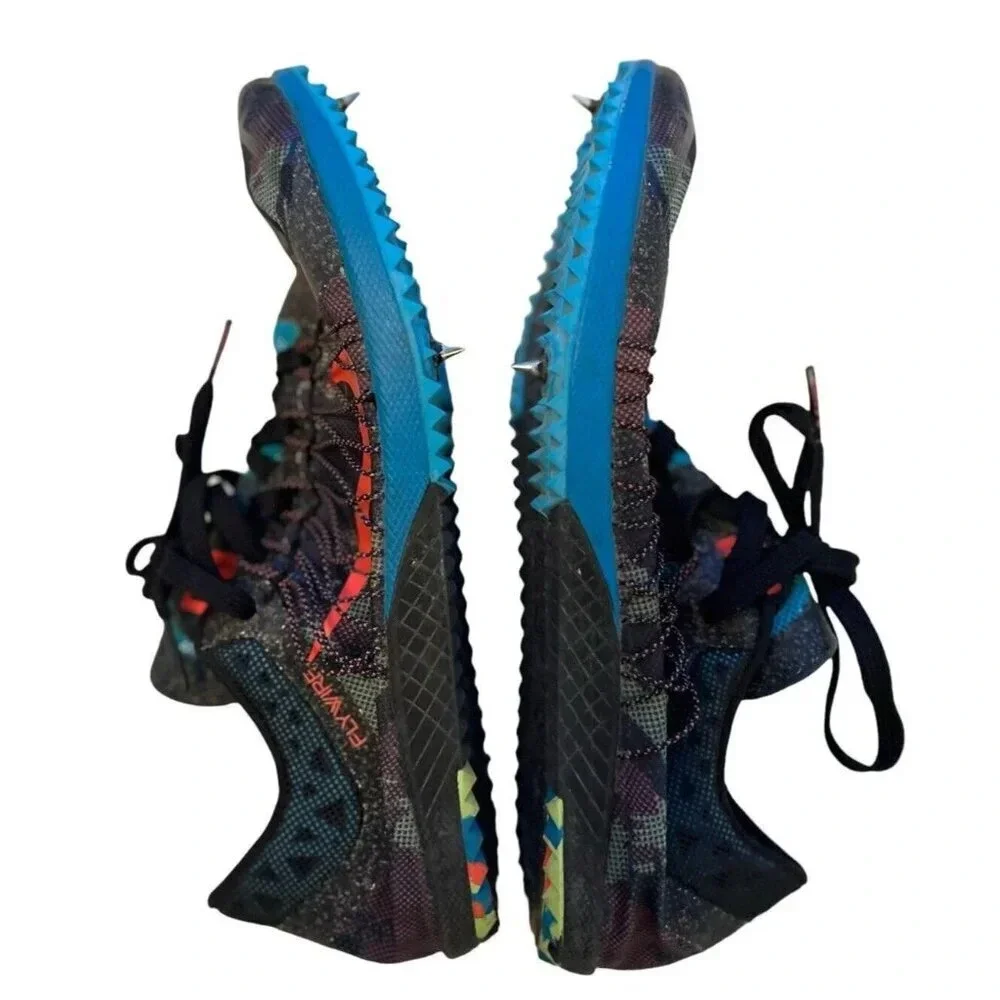 Nike Zoom Victory XC 3 Black/ Blue Lagoon/ Hot Lava Size 8 Track Shoe Unisex